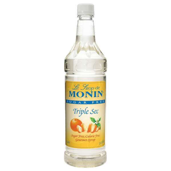 Monin Monin Sugar Free Triple Sec 1 Liter, PK4 M-FS044F